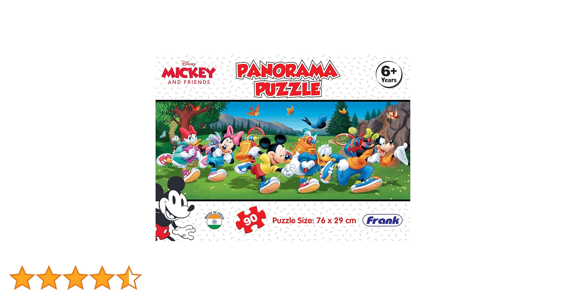 Buy Frank Disney Mickey Mouse and Friends Panorama Jigsaw Puzzle